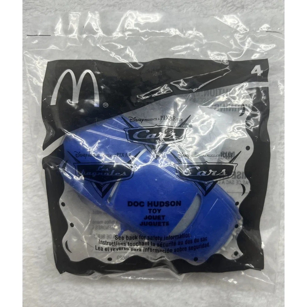 NEW 2006 McDonalds Happy Meal Disney Pixar Cars Doc Hudson #4‎ Sealed